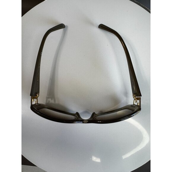 Fendi FS3231 Olive Green Wrap Sunglasses Brown Gradient 56mm Italy w/ Case - Picture 13 of 15